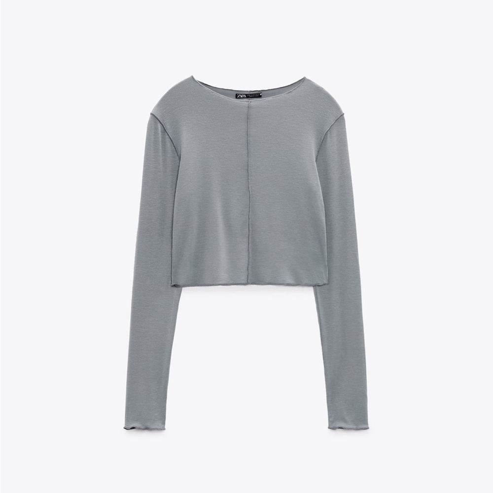Zara long sleeve in blue - medium